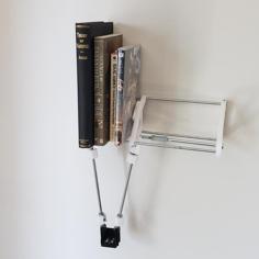 Bookshelf With Self-closing Bookend 3D Printer Model