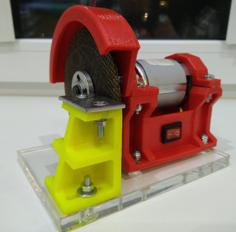 Mini Cutter On Motor RS-775. 3D Printer Model