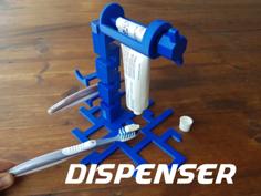 Toothpaste Dispenser 3D Printer Model