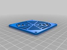 Fan Grill 80mm Spiderman 3D Printer Model