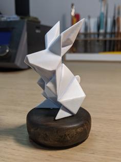 Origami Bunny 3D Printer Model