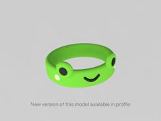 Frog Ring – Кольцо лягушка 3D Printer Model