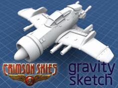 Crimson Skies – Fairchild F611 Brigand 3D Printer Model