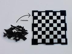 Glossy Chessboard, Easy To Store. 3D Printer Model