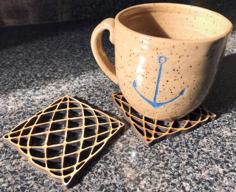 Lissajous Coaster 3D Printer Model