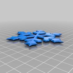 Snow Flake 009 3D Printer Model