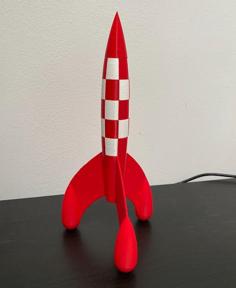 Accurate Tintin Rocket 3D Printer Model