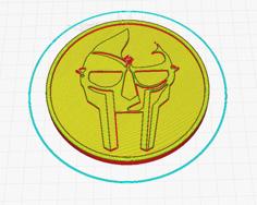 MF DOOM Coaster 3D Printer Model