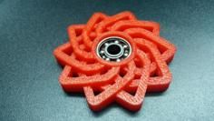 Lotus Rose Spinner 3D Printer Model