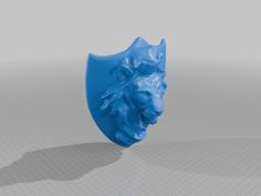 Gryffindor Shield With Handle 3D Printer Model