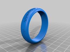 The Ring Of Power From The Lord Of The Rings 3D Printer Model