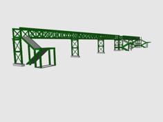 Pasarela Antigua Valladolid Old Overpass (H0, 1:87) 3D Printer Model