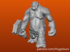 Cave Troll 3D Printer Model