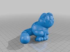 Garfield Figurine 3D Printer Model