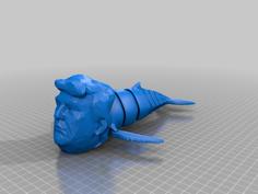 Trumpback Whale 3D Printer Model