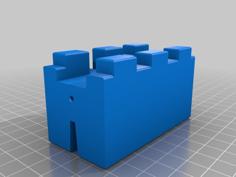 Wall With Stairs For Creative Tools Castle Playset 3D Printer Model