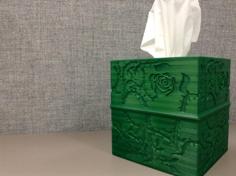 Brier Rose Tissue Box 3D Printer Model