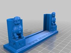 Lion_businescardslideholder 3D Printer Model