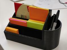 Post-it & Pen Holder 3D Printer Model