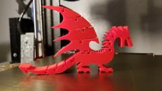 Flexi Dragon 3D Printer Model