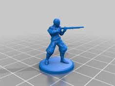 XVII Century – Ukrainian Cossack Infantry 3D Printer Model