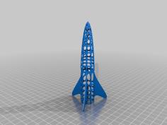 Mini Rocket 3D Printer Model