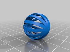 Round Pendant / Keychain 3D Printer Model