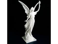 Angel Statue With Fire 3D Printer Model