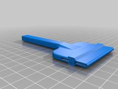 Razor Blade Scraper With Cover 3D Printer Model