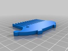 Hedgehog Comb 3D Printer Model