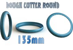 Painless Dough Cutter Round 135mm 3D Printer Model