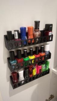 Nail Polish Rack – Customisable 3D Printer Model