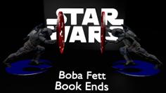 Star Wars BoBa Fett Book Ends 3D Printer Model