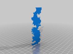 Blank Map Of Westeros 3D Printer Model