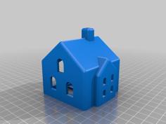 Small House Light Decoration 3D Printer Model