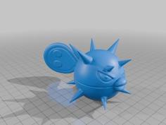 Pokemon Qwilfish #211 – Optimized For 3D Printing 3D Printer Model