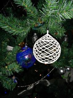 Xmas Ball Ornament 3D Printer Model