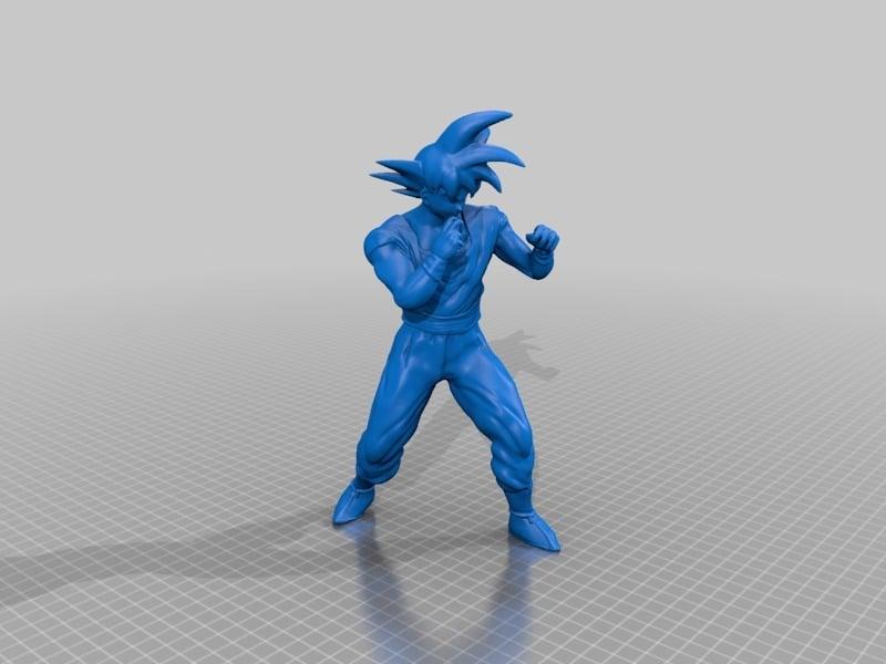 Goku Fight 3d Printer Model Free Download - 3axis.co