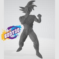 Goku Fight 3D Printer Model