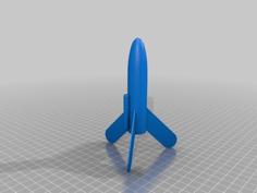 Mosquito Like Model Rocket 3D Printer Model