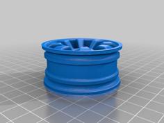 OpenRC 1:10 Experimental Wheel (Dualstrusion) 3D Printer Model