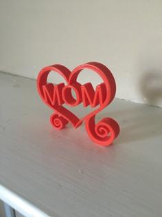 Love Mom 3D Printer Model