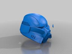 Generation 3 Darktrooper Helmet Version 2 3D Printer Model