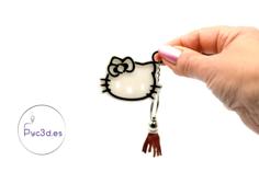 HELLO KITTY KEYCHAIN 3D Printer Model