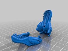 T-Rex Necklace Pendant 3D Printer Model