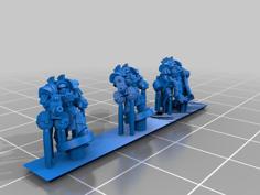 Galactic Crusaders – Heavy Siege Armour – Chemical Specialists 6mm 3D Printer Model