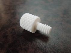 NUT JOB | Knurled Screw Head 3D Printer Model