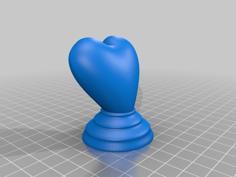 Heart Trophy 3D Printer Model