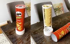 Pringles Dispenser, Twist Activated 3D Printer Model