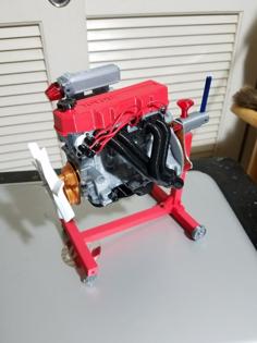 1/10 Scale Toyota 22RE Motor. Working Model 3D Printer Model